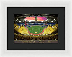 Olympic Stadium 1982 - Framed Print