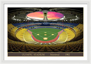 Olympic Stadium 1982 - Framed Print