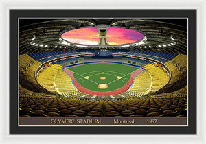 Olympic Stadium 1982 - Framed Print