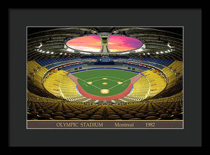 Olympic Stadium 1982 - Framed Print