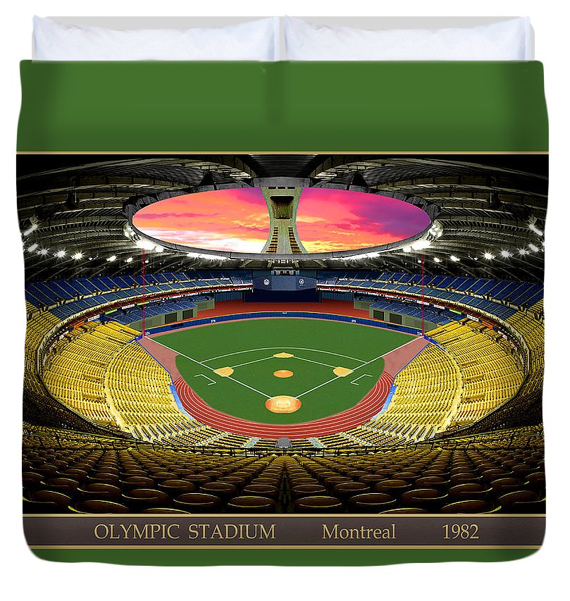 Olympic Stadium 1982 - Duvet Cover