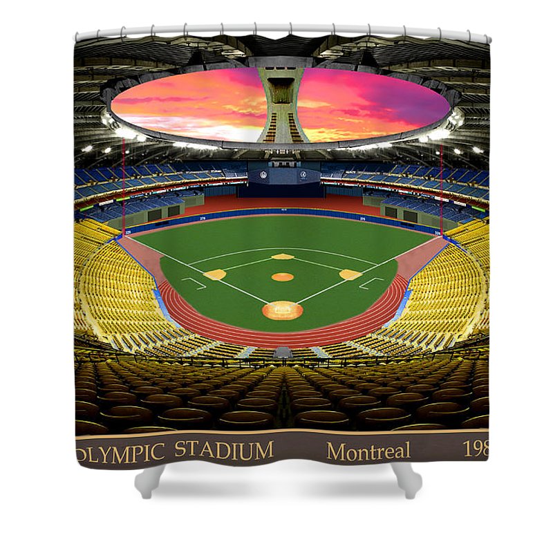 Olympic Stadium 1982 - Shower Curtain
