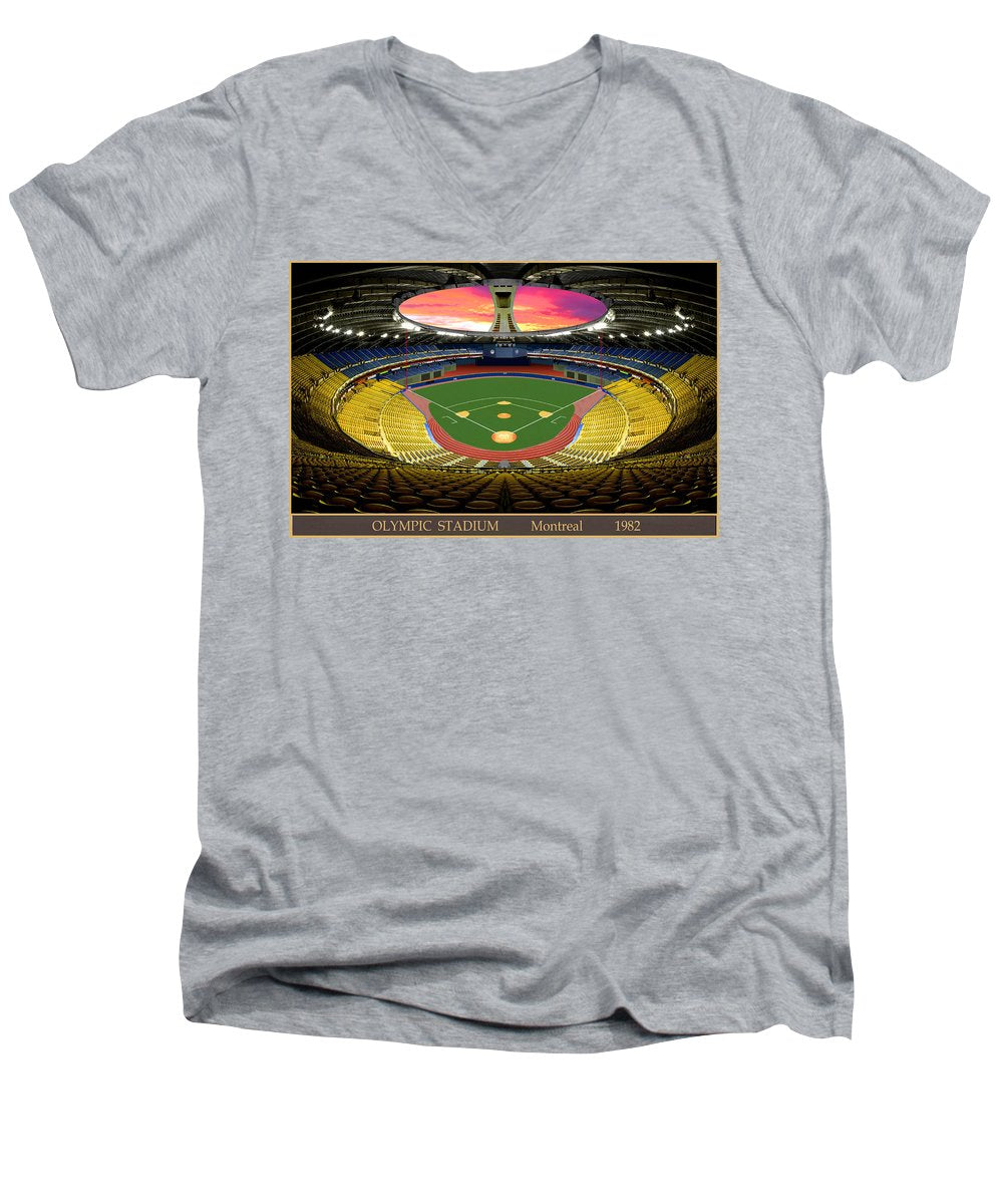 Olympic Stadium 1982 - Men's V-Neck T-Shirt