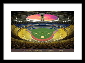 Olympic Stadium 1982 - Framed Print