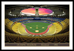 Olympic Stadium 1982 - Framed Print