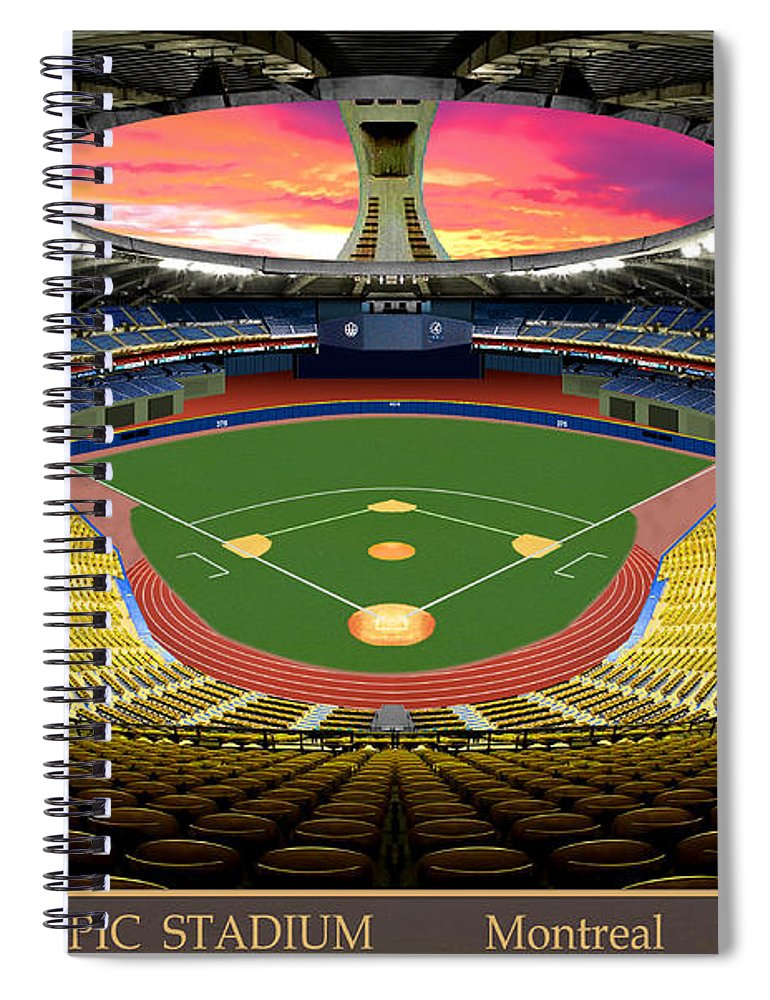 Olympic Stadium 1982 - Spiral Notebook
