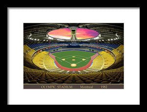 Olympic Stadium 1982 - Framed Print