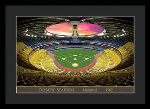 Olympic Stadium 1982 - Framed Print