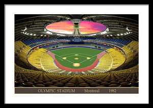 Olympic Stadium 1982 - Framed Print