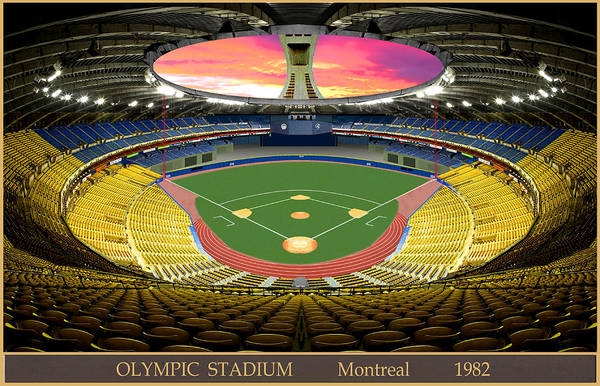 Olympic Stadium 1982 - Art Print