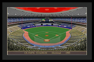 Olympic Stadium 1985 - Framed Print