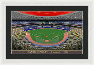 Olympic Stadium 1985 - Framed Print