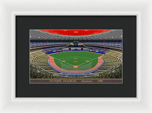 Olympic Stadium 1985 - Framed Print