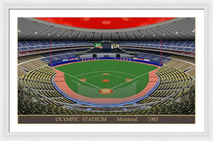 Olympic Stadium 1985 - Framed Print