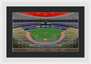 Olympic Stadium 1985 - Framed Print