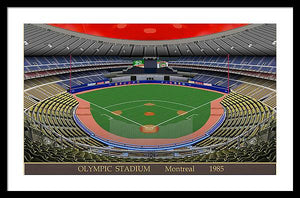 Olympic Stadium 1985 - Framed Print