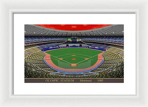 Olympic Stadium 1985 - Framed Print