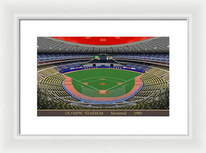 Olympic Stadium 1985 - Framed Print