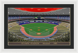 Olympic Stadium 1985 - Framed Print