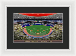 Olympic Stadium 1985 - Framed Print