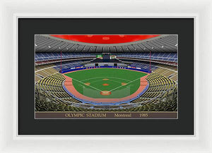 Olympic Stadium 1985 - Framed Print