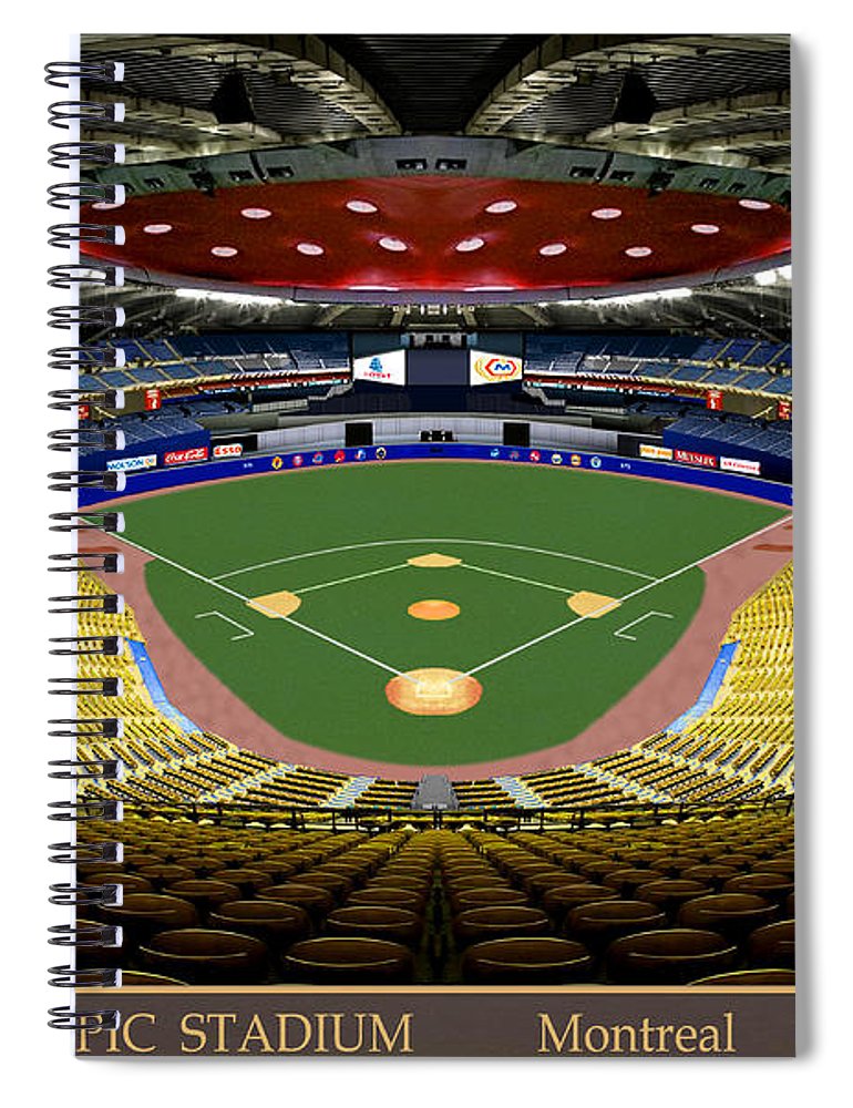 Olympic Stadium 1988 - Spiral Notebook