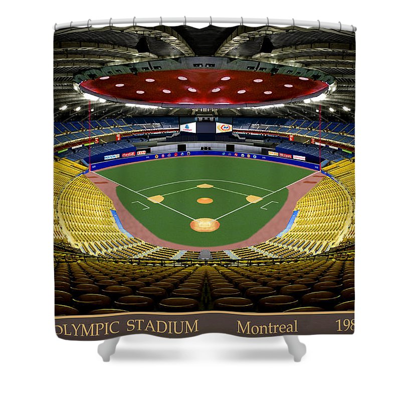 Olympic Stadium 1988 - Shower Curtain