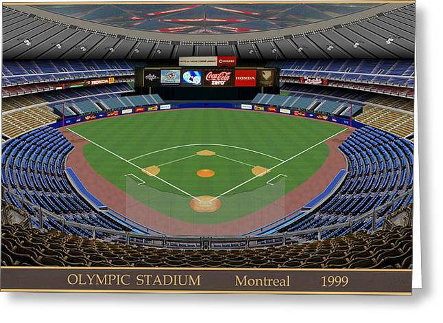 Olympic Stadium 1999 - Greeting Card