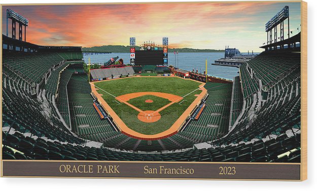 Oracle Park 2023 - Wood Print