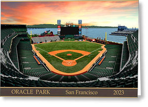 Oracle Park 2023 - Greeting Card