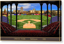 Load image into Gallery viewer, Oriole Park 1901 - Canvas Print
