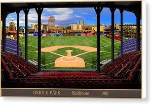 Oriole Park 1901 - Canvas Print