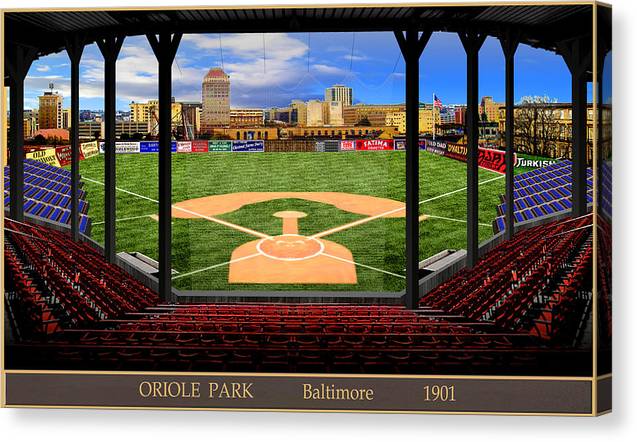 Oriole Park 1901 - Canvas Print