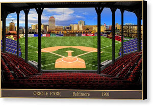 Oriole Park 1901 - Canvas Print