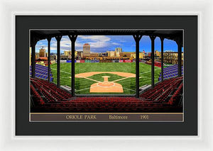 Oriole Park 1901 - Framed Print