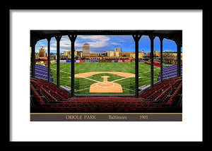 Oriole Park 1901 - Framed Print