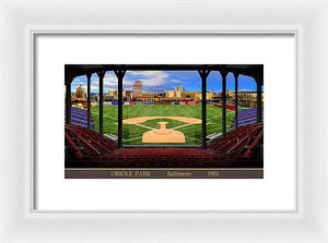 Oriole Park 1901 - Framed Print