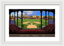 Load image into Gallery viewer, Oriole Park 1901 - Framed Print
