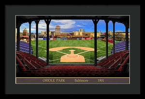 Oriole Park 1901 - Framed Print