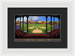 Oriole Park 1901 - Framed Print