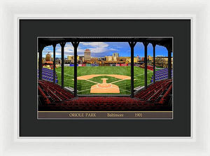 Oriole Park 1901 - Framed Print