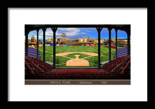 Load image into Gallery viewer, Oriole Park 1901 - Framed Print
