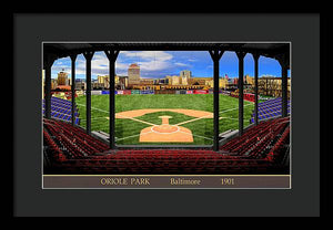 Oriole Park 1901 - Framed Print