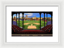 Load image into Gallery viewer, Oriole Park 1901 - Framed Print
