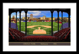 Oriole Park 1901 - Framed Print