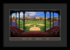 Oriole Park 1901 - Framed Print