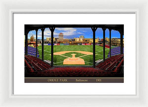 Oriole Park 1901 - Framed Print