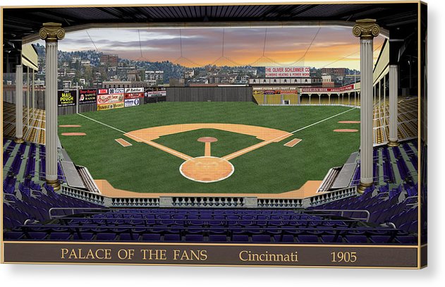 Palace of the Fans 1905 - Acrylic Print