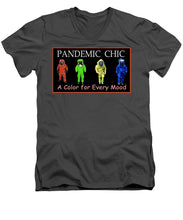 Load image into Gallery viewer, Pandemic Chic 1 - Men&#39;s V-Neck T-Shirt

