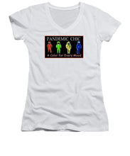 Load image into Gallery viewer, Pandemic Chic 1 - Women&#39;s V-Neck
